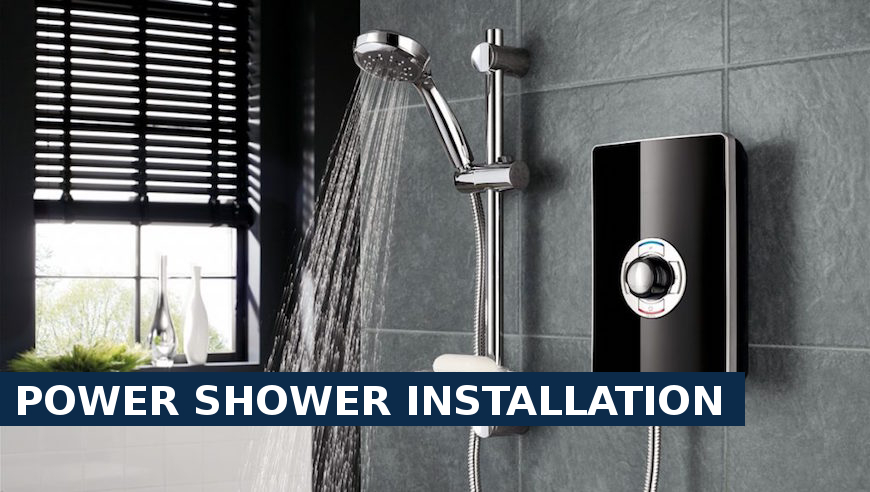 Power shower installation Sunbury-on-Thames
